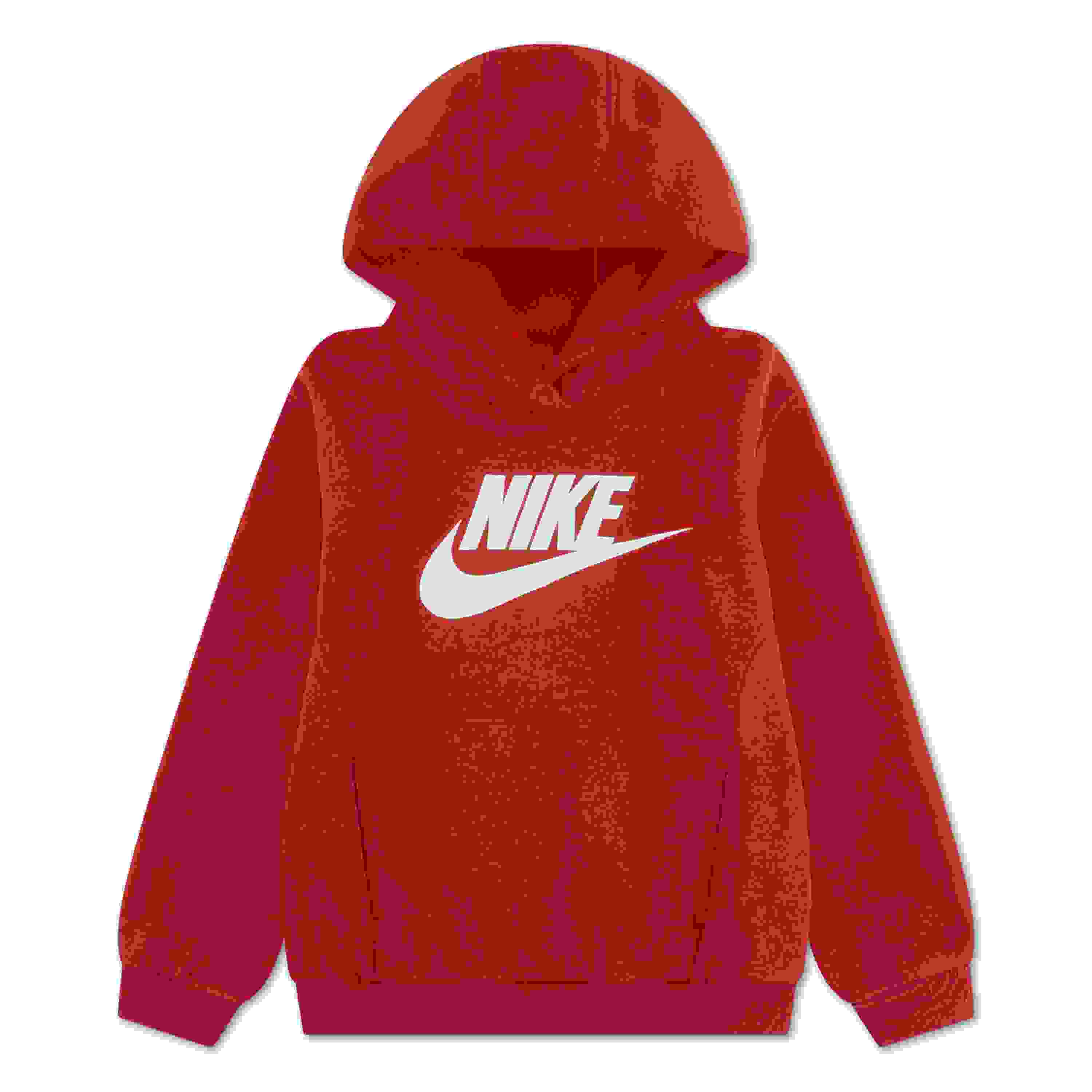 Nike Sportswear Club Fleece HBR Little Kids' Red Hoodie